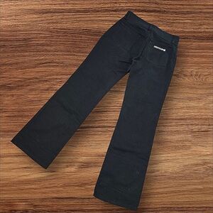 Roberto Cavalli Elegant Black Wide Leg Trousers